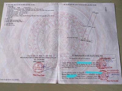 CẦN BÁN ĐẤT – KHÁNH HẬU, TÂN AN Vị trí: Hẻm 64 đường Lương Văn Ch