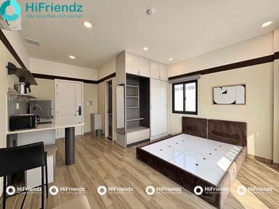 Phòng studio ban công full nt thuận tiện đi mai chí thọ sala