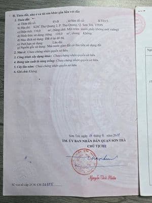 Bán lô Mân Quang 3 - Sơn Trà 110m2 giá 7,25 tỷ