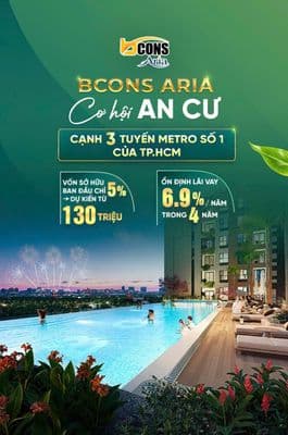 Bcons Aria Đông Hòa – Ra Mắt Căn Hộ & Căn Hộ Sân Vườn