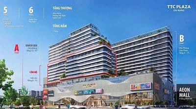 Căn hộ TTC Plaza (Aeon Mall) - giá từ 2,3 tỷ - sẵn sàng bàn giao ngay