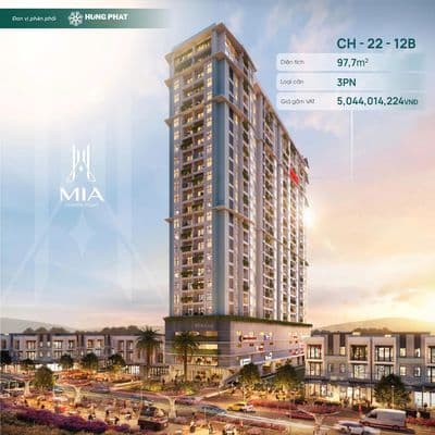 Mia center point căn 3pn view biển 97,7m² – chỉ 5,04 tỷ đã gồm vat