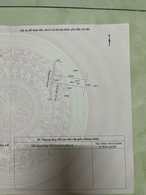 Bán 127m2 đất thổ cư, khu dân cư đông đúc, xây dựng ngay