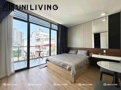 Trống lại căn studio full nội thất mới 100% lê văn khương