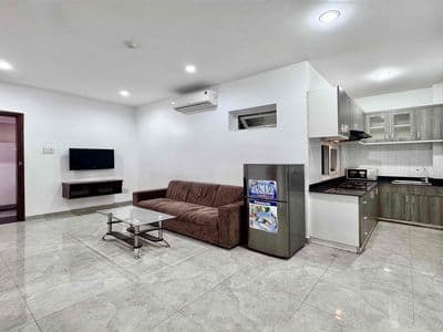 Căn hộ full nội thất CC 1PN - 1PK(bếp lớn) quận Tân Bình khu nhà Ga T3