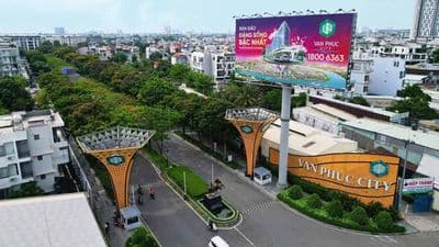 Đất nền tái định cư Vạn Phúc City 105m2 giá 115tr/m2 sổ hồng riêng