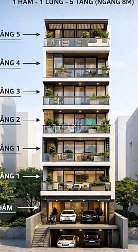 Bán MT Khuông Việt lề 4m, Tân Phú DT: 6x25m GPXD: Hầm 7 tầng 15.7 tỷ T