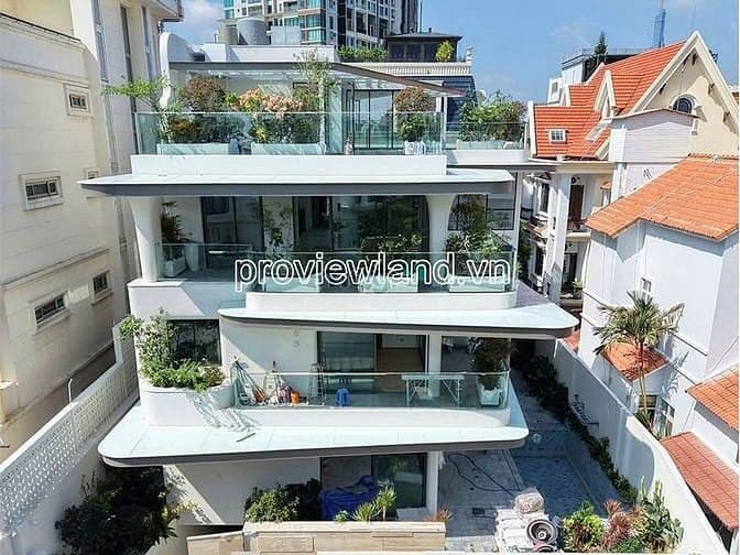 Bán biệt thự Nguyễn Văn Hưởng, Thảo Điền, 446m2, ngang 17.5m, 3 tầng