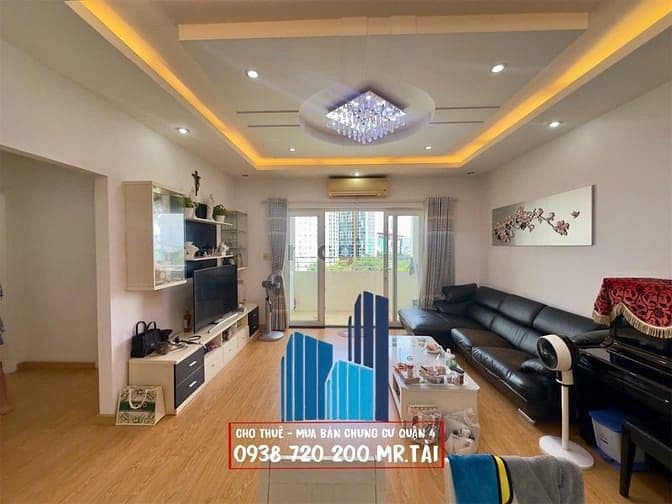 Cho thuê chung cư Khánh Hội 2 - 100m2 3pn2wc - Giá 18tr