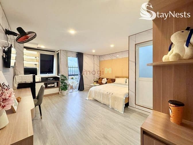 Cho thuê căn hộ Studio gần đại học công thương, full nội thất