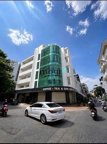 Cho THUÊ tòa nhà 1T4L có thang máy góc 2 mặt tiền KDC D2D, Võ Thị Sáu