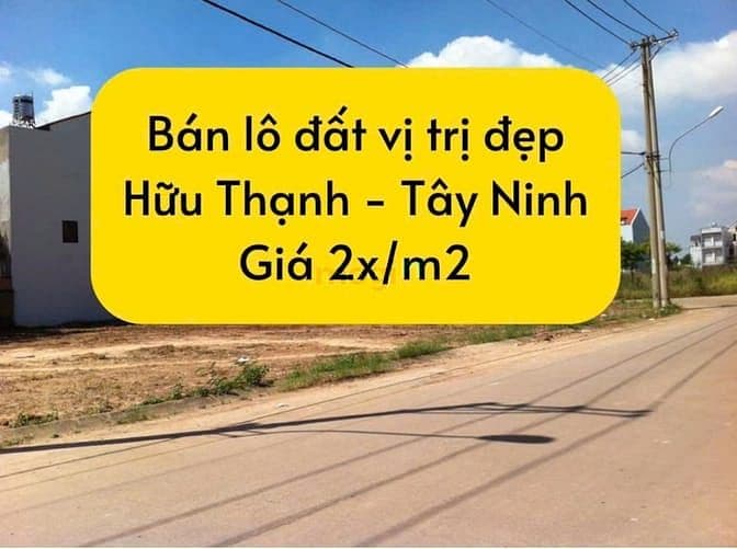 Bán đất nền tại Hữu Thạnh-Đức Hòa dt 187m2