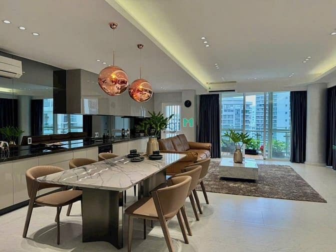 Cho thuê CH Riverpark Residence-Phú Mỹ Hưng, 130m2,3pn,nhà đẹp ở ngay.