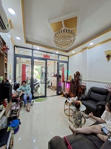 ĐỐI DIỆN H.VIÊN Nhà Đẹp 2MT Bình Phú 1 - 4x16m 2,5 tầng SÁT CHỢ LỚN
