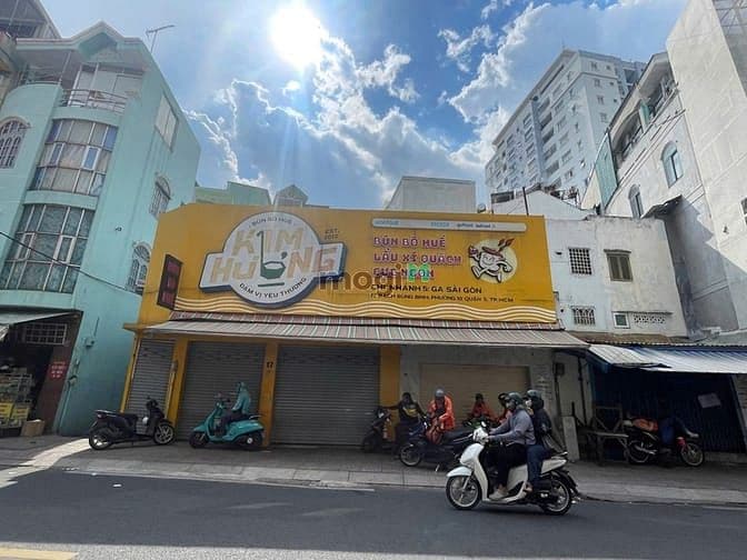 Cho thuê quán cafe MT Rạch Bùng Binh,Q3. Dt: 11x15m, Kc: trệt lửng