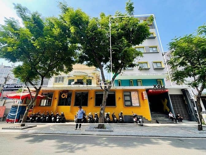 Cho thuê nhà 20-20B Trần Cao Vân - Mặt tiền 14m, hầm 6 tầng thang máy