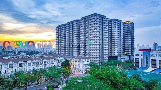 Bán CHCC Cosmo City, DT 115m2, 3 PN, 2WC, NTDD, lầu trung, giá 7,5 tỷ