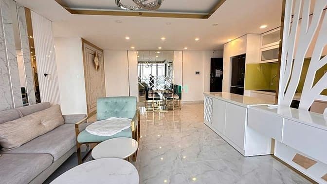 Cho thuê CHCC Green Valley, DT 89m2, 2PN, 2WC, NTDD, giá thuê 23 trieu
