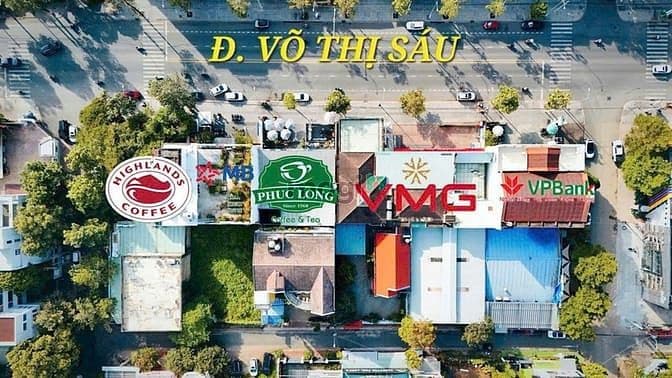 Nhà Mặt Tiền Võ Thị Sáu; 1t3 Lầu Ngang 12m, 800m2 Sàn Giá 120 triệu/tg