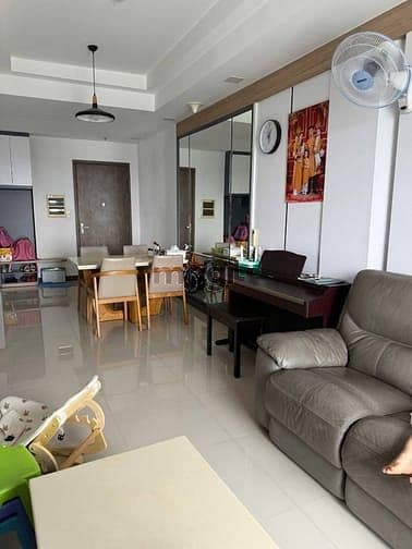 Cho thuê chung cư Phú Thọ - Căn góc 3PN, Full nội thất, giá 14tr/tháng