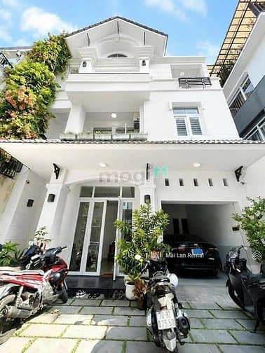 Biệt thự Trần Não DTSD ~384m2 | Gara Trệt 2 Lầu 4 phòng siêu rộng