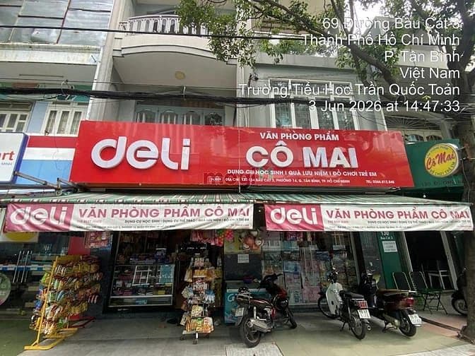 Cho thuê nhà mặt tiền 8x14m 3 lầu Bàu Cát 3 Phường 14 Quận Tân Bình