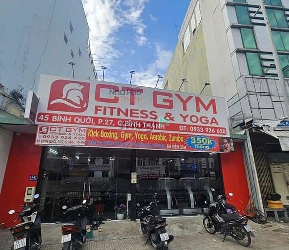 Bán MT Bình Quới Bình Thạnh: 10x30m CN 282m2, Sẵn HĐ Thuê Gym 62 Tỷ