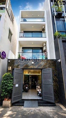 Bán Mặt Tiền Thụt Trường Sa P2 Phú Nhuận: DT 110m2 (Nở Hậu 5m), 4 Tầng