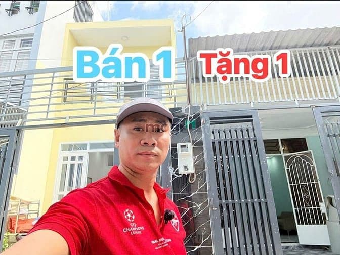 Bán nhà 1 căn tặng 1 căn - 8mx15m chỉ 6 tỷ 7