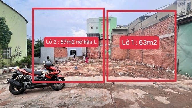 Đất bán 87m2 UBND P.Tân Phong ( cũ) hẻm xe 4 chỗ giá 2,25 tỷ sổ riêng