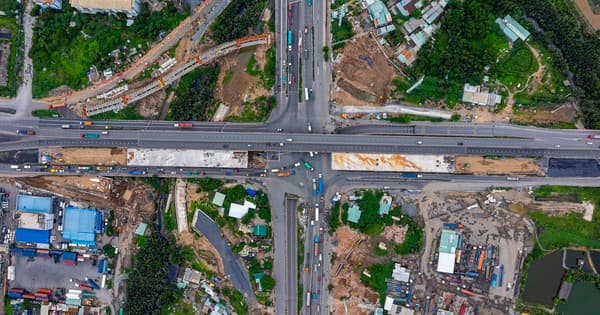 Nút giao Mỹ Thủy (TP.HCM): Cận cảnh công trình 4 tầng trị giá hơn 3.600 tỷ đồng