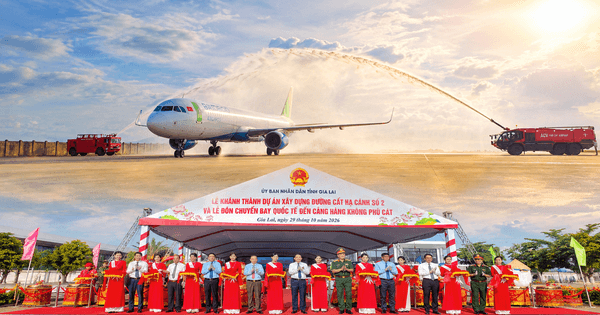 Gia Lai khánh thành đường băng số 2 sân bay Phù Cát, đón chuyến bay quốc tế