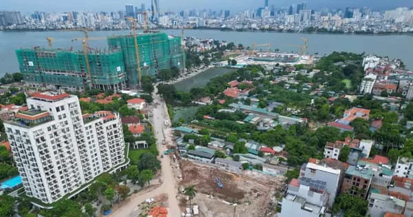 Lộ diện hình hài tuyến đường Đặng Thai Mai (giai đoạn I) ven Hồ Tây