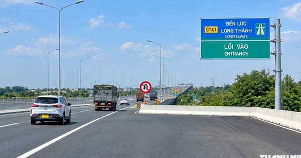 Cao tốc Bến Lức - Long Thành thông xe, giảm tải cho các tuyến đường lân cận