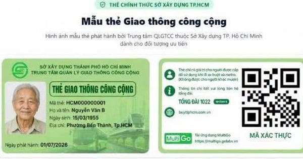 TP.HCM phát hành thẻ đi xe buýt, metro miễn phí cho đối tượng ưu tiên