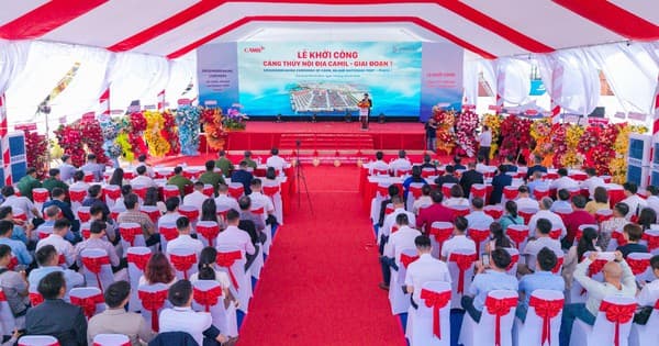 Khởi công cảng thủy nội địa CAMIL giai đoạn 1 tại Cái Mép - Thị Vải