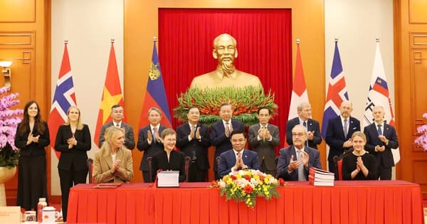 Việt Nam ký hiệp định thương mại tự do với 4 nước EFTA