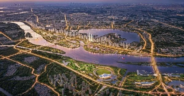 Hà Nội tái cấu trúc đô thị lấy sông Hồng làm trọng tâm, mở rộng hành lang Tây Hồ Tây - Ciputra