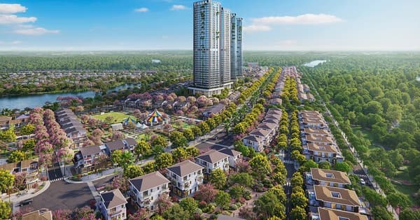 Rừng Hồng tại Eco Retreat được quy hoạch gắn với quảng trường và tiện ích