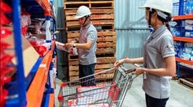 Kho nhỏ lớn có ô kệ để hàng hóa sỉ lẻ, phần mềm online quản lý kho từ xa, 9 nhân viên vận hành kho - Ảnh 3